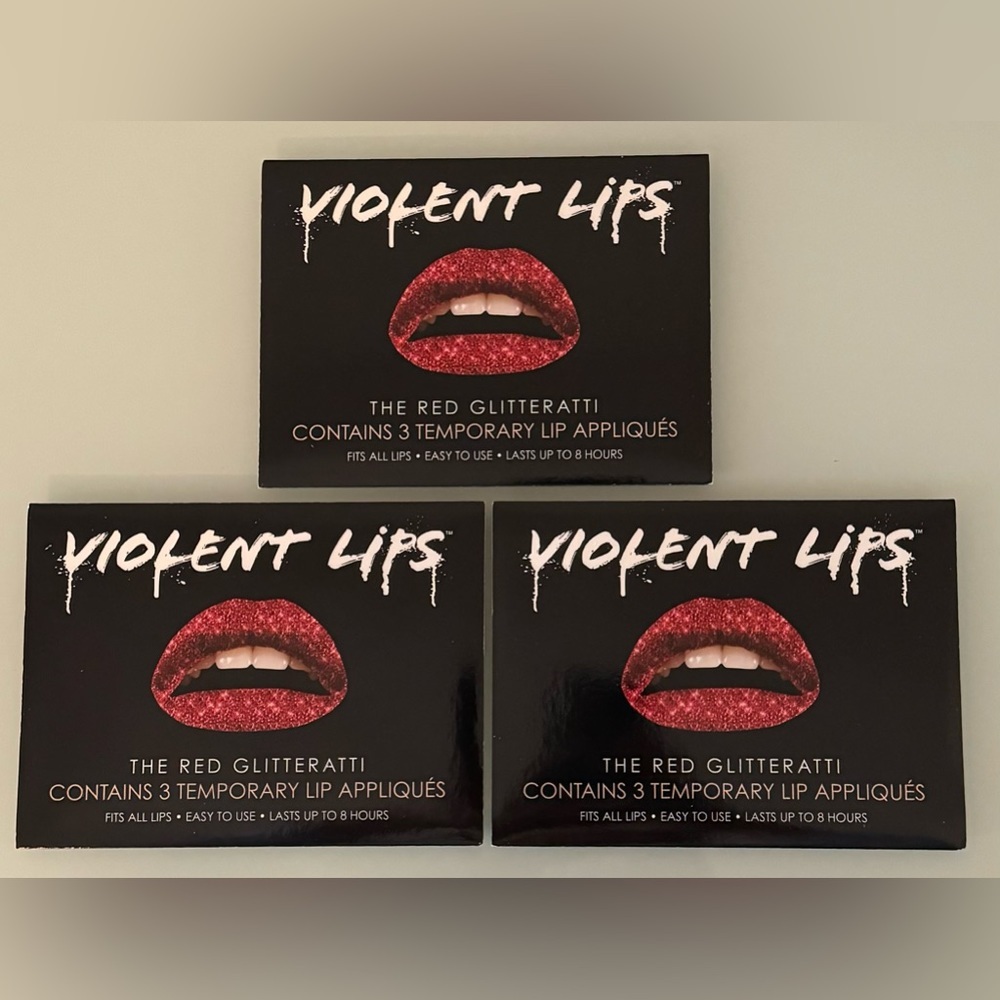 Violent Lips‎ in Red Glitteratti bundle
